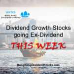 Aug 29 - Sep 2~ Companies that go Ex-Dividend