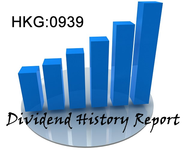 0939.HK China Construction Bank Dividend History Report